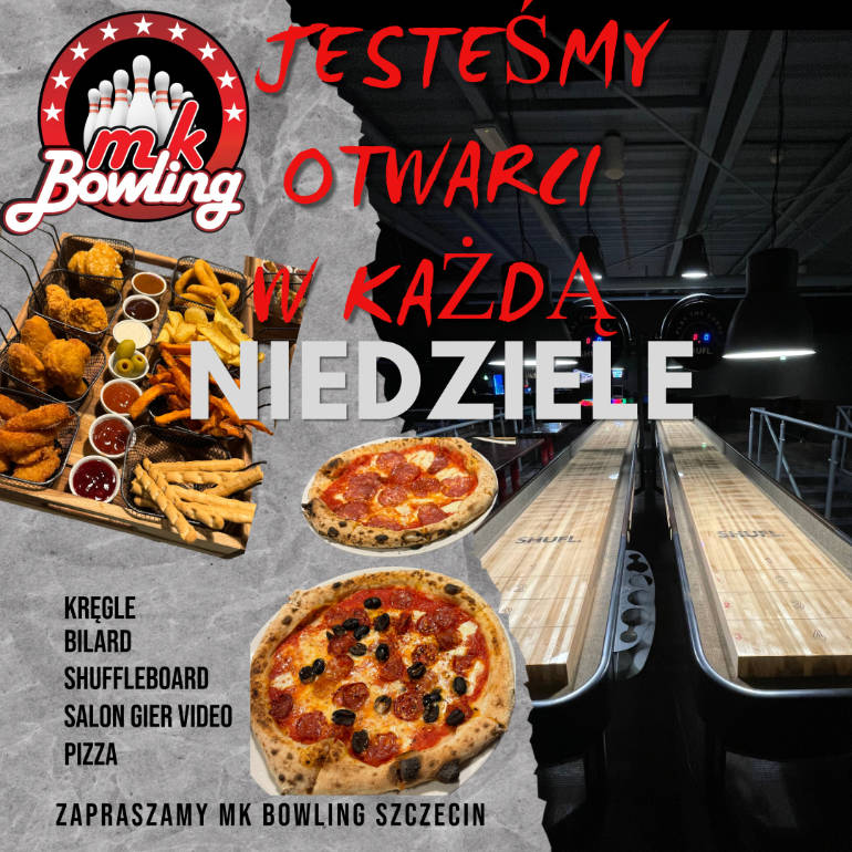 Jesteśmy otwarci w każdą niedzielę